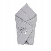 Malomi Kids - Kołderka S Rożek Niemowlęcy Cotton Washed szary