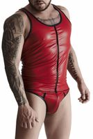 Męski T-Shirt Z Wetlooka Bez Rękawów, Z Elastyczną Taśmą Z Przodu Xxl