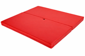Materac Pole Dance UNDERFIT 130 x 120 x 6 cm miękki czerwony