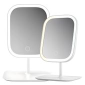 Lusterko LED lustro jednostronne prostokątne białe