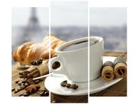 90 80CM OBRAZ T3 ELEM ROMANTYCZNE ŚNIADANIE DRUK ŚCIENNY