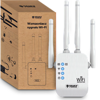 WZMACNIACZ Sygnału WiFi Sieci MOCNY 300Mb/s 2.4G Zasięg WiFi REPEATER 4w1
