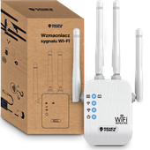 WZMACNIACZ Sygnału WiFi Sieci MOCNY 300Mb/s 2.4G Zasięg WiFi REPEATER 4w1