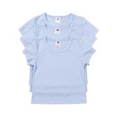 Koszulka dziecięca z krótkim rękawem do sublimacji - błękitna S