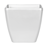 Doniczka 42 x 42 x 41 cm srebrna ASTRAS