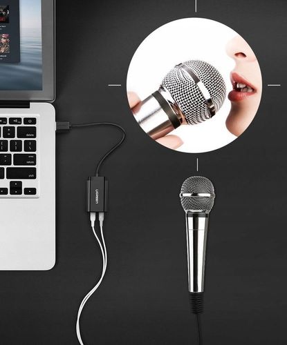 Karta dźwiękowa USB ZEWNĘTRZNA Do Laptopa komputera Adapter Jack UGREEN na Arena.pl