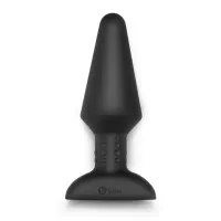 b-vibe rimming plug xl black - zdalnie sterowana zatyczka, rozmiar xl