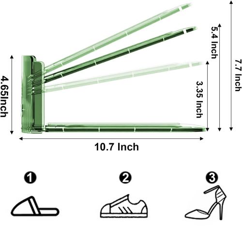 Organizer do butów Glsake regulowany przezroczysty do szafy 20 szt. na Arena.pl