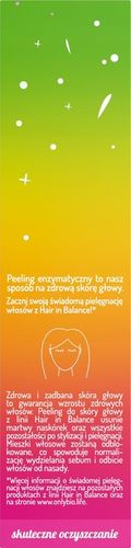 Hair in Balance by ONLYBIO Peeling enzymatyczny do skóry głowy 125 ml na Arena.pl