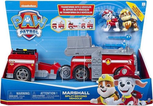 PSI PATROL MARSHALL RUBBLE POJAZD SPLIT-SECOND 2w1 na Arena.pl