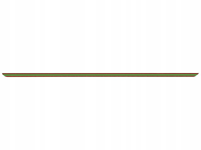 Smart - Listwa ZIELONA Green na klapę bagażnik DOPASOWANA do MODELU! zdjęcie 4