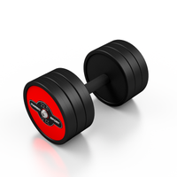 Hantla stała gumowana czerwony 22,5 kg Marbo