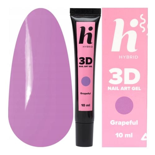 HI HYBRID Żel do zdobień 3D Grapeful Fioletowy 10ml na Arena.pl
