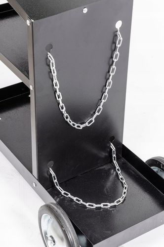 Wózek spawalniczy DEDRA do spawarki Półka na butle Stabilny Mobilny 4 półki na Arena.pl