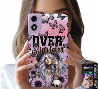 ETUI DO MOTOROLA MOTO E14 - OVER STIMULATED, NASTOLETNIE WZORY, CASE