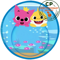 Opłatek na tort Baby Shark