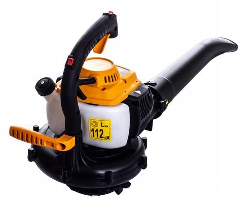 DMUCHAWA SPALINOWA OGRODOWA ODKURZACZ DO LIŚCI 45 L + OLEJ METALOWY NÓŻ na Arena.pl