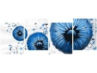 45CM 120 OBRAZ 4 ELEM NIEBIESKIE DMUCHAWCE ŚCIENNY