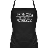 Jestem sobą, proszę nie przeszkadzać - fartuch na prezent