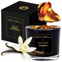 Świeca zapachowa sojowa waniliowy kaszmir bursztyn cashmere vanilla Noble