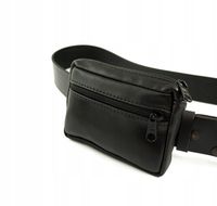 MAŁA, PRAKTYCZNA SASZETKA DO PASKA, SKÓRA NATURALNA - PRODUKT POLSKI