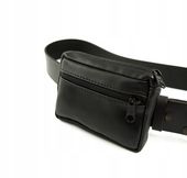 MAŁA, PRAKTYCZNA SASZETKA DO PASKA, SKÓRA NATURALNA - PRODUKT POLSKI