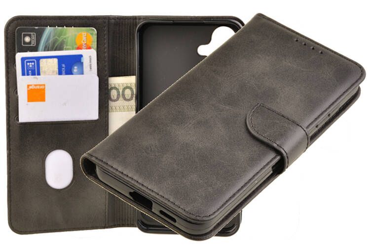 Etui portfel Wallet do Samsung Galaxy A35 5G czarny zdjęcie 1