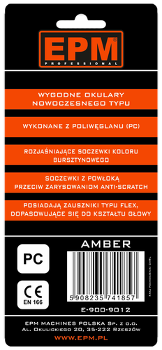 okulary ochronne abmer anti-scratch - e-900-9012 na Arena.pl