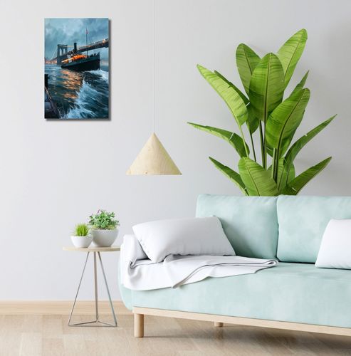 Obraz 30x50cm Stary Parowiec na Arena.pl