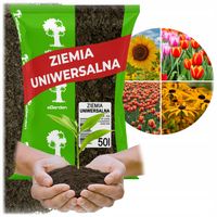 Ziemia Uniwersalna do Kwiatów, Roślin - Podłoże Doniczkowe - 50l