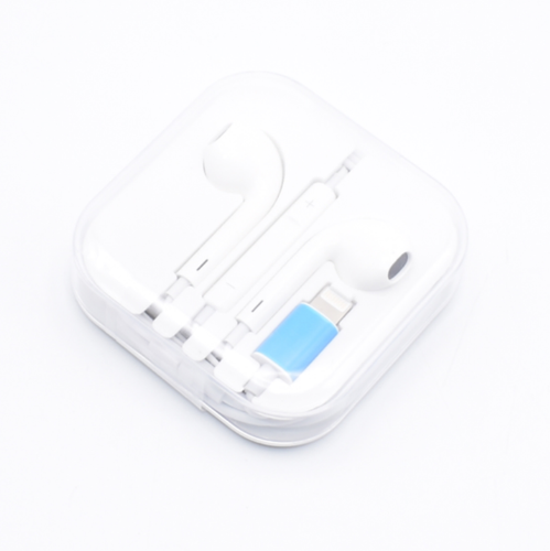 Słuchawki z mikrofonem Lightning do iPhone'a iPada białe na Arena.pl