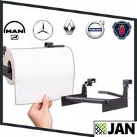 Uchwyt na Papier Ręcznik Papierowy do Samochodu Kabiny TIRA Wieszak STALOWY
