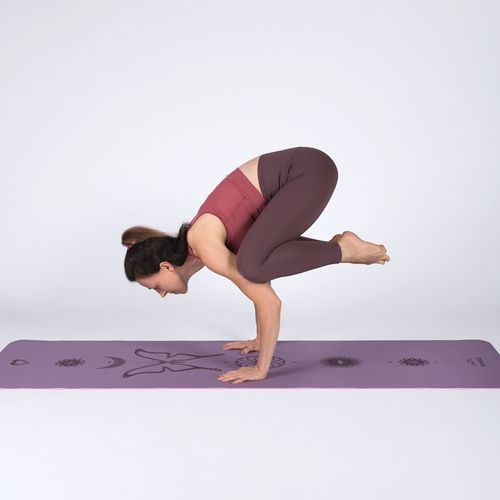 Mata do Jogi i Ćwiczeń TPE 6mm – Purpurowa - Polska Marka Krowa Kot na Arena.pl