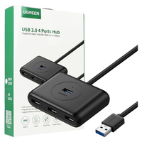 ugreen rozdzielacz hub 4x usb 3.2 gen 1 (kabel 0,5 m) czarny (20290)