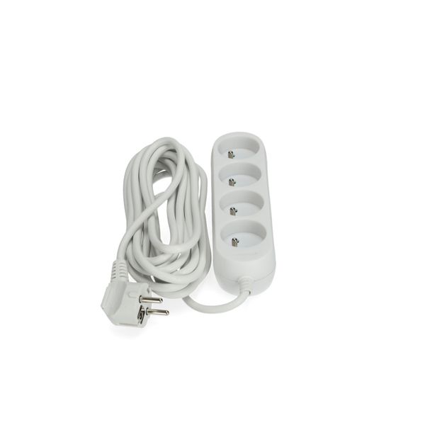 Przedłużacz LARGO listwa 4-gniazda długość 5 metrów z uziemieniem zdjęcie 4