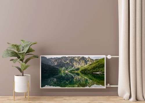 Mata MAGNETYCZNA Na Kaloryfer Górskie Jezioro PEJZAŻ 120cm x 60cm na Arena.pl