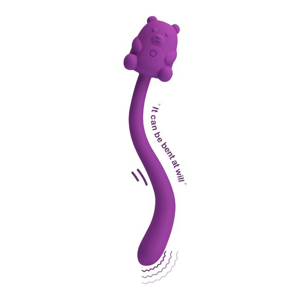 Cute Bear, Flirting Stick, 7 Vibration Functions, Magnetic Usb Charging zdjęcie 3