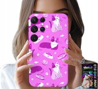 ETUI DO SAMSUNG GALAXY S22 Ultra - LOVE CAT, WZORY Z KOTAMI KOTY, POKROWIEC