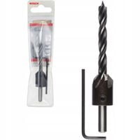 BOSCH WIERTŁO SPIRALNE 6 mm DO DREWNA + POGŁĘBIACZ