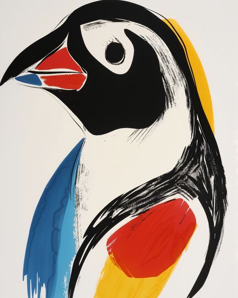 Plakat 40x50cm Portret Ptaka zdjęcie 1