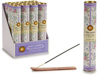 Kpl. Kadzidełek w puszce - Jaśmin (12x30szt) + podstawka