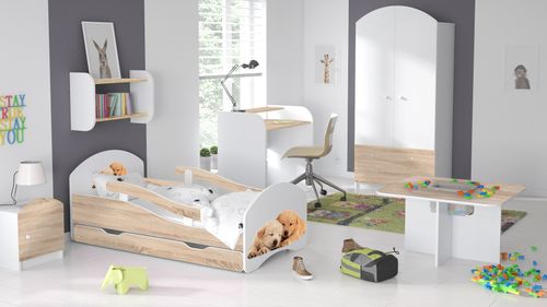 011 Stolik dziecięcy biało-sonoma na Arena.pl