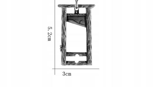 Wisiorek Gilotynka Ścięcie Stracenie Szafot Wyrok na Arena.pl