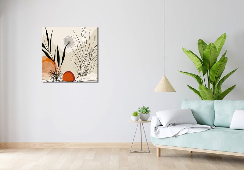Obraz 70x70cm Echem przez Pustynie zdjęcie 2