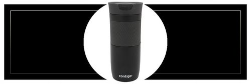 KUBEK TERMICZNY CONTIGO BYRON 470ML CZARNY - BLOKADA POKRYWY - BEZ BPA na Arena.pl