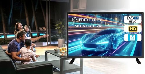 Telewizor Manta 24LHN124D 24" LED HD RS Sound System DD+ DVB-T2/HEVC na Arena.pl
