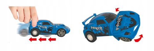 Tor wyścigowy z samochodem Pull-Back Gearbox 32 elementy na Arena.pl