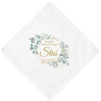 Szatka do Chrztu Świętego Personalizowana Pamiątka Z Imieniem Datą