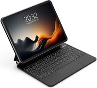 Etui z klawiaturą podświetlaną do iPada Pro 11/iPad Air 5/4 QWERTZ czarne