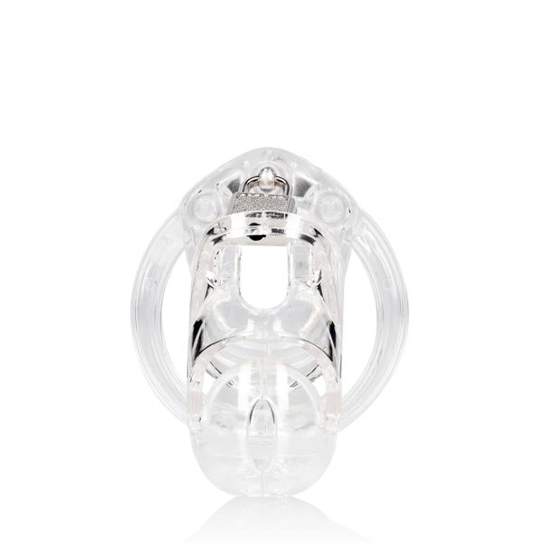 Model 25 - Chastity Cage - 3.5'' / 9 Cm - Transparent zdjęcie 3